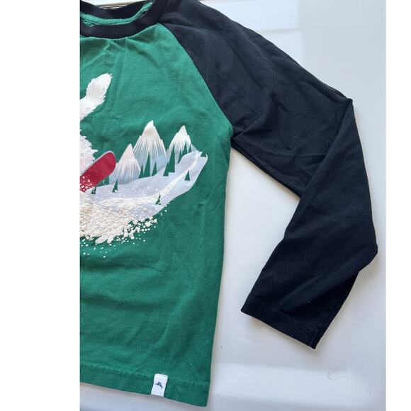 Tommy Bahama Boy's Yeti Winter Baseball Tee T-Shirt Size Small (5-6 Yrs) - Picture 2 of 7
